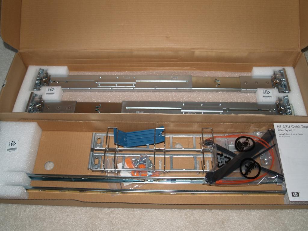 HP AD053A NEW Integrity 3-7U Universal Rack Mount Rail Kit for RX6600 ...